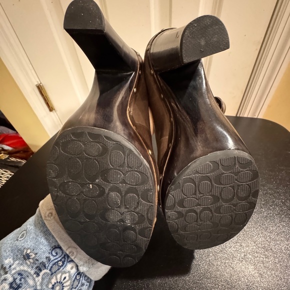 Coach brown Colene Mary Jane Heels with stud detail size 8 main image 1